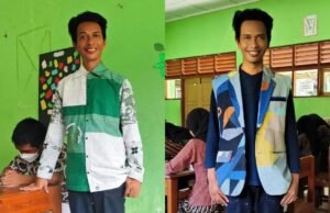 Guru SMK N 1 Pandak Yogyakarta Apresiasi Karya Siswa dengan Memakai Baju saat Mengajar