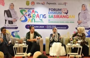 Forum Diskusi Sasirangan : Pemkot Banjarmasin Upayakan Promosi UMKM Sasirangan
