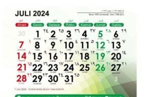 TAHUN BARU HIJRIAH JATUH PADA 8 JULI 2024