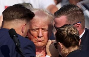 Donald Trump Ditembak Saat Kampanye