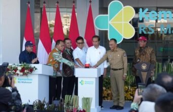Presiden Jokowi Resmikan RS Kemenkes Makassar Garapan PT PP