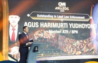 Gebuk Mafia Tanah-Selamatkan Kerugian Rp5,71 T, AHY Raih Penghargaan Outstanding in Land Law Enforcement