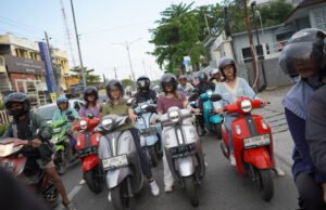 STSJ Yamaha Kembali Gelar Rolling City Classy Class di Banjarmasin Bersama Puluhan Anak Muda
