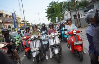 STSJ Yamaha Kembali Gelar Rolling City Classy Class di Banjarmasin Bersama Puluhan Anak Muda