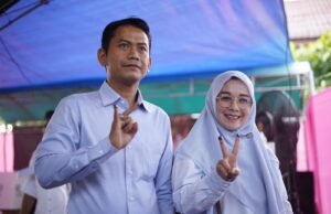 Yamin-Ananda Gunakan Hak Pilihnya di Pilkada Banjarmasin