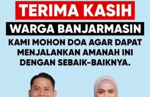 Nihil Gugatan ke MK, Langkah Yamin-Ananda Mulus Wujudkan Banjarmasin Maju dan Sejahtera