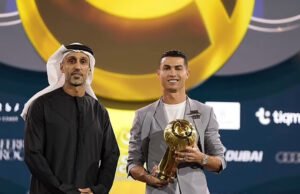 Cristiano Ronaldo Raih Globe Soccer Award sebagai Top Scorer Sepanjang Sejarah