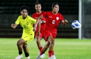 Reva Octaviani Cetak Gol Ala ‘Drive Shot Tsubasa’ di Piala AFF Wanita