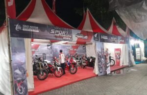 Trio Motor Pamerkan Motor Sport dalam Ajang Honda Sport Moto Show di Taman Kamboja