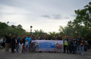 PT STSJ Yamaha Gelar Rolling City & Gathering Lexi LX 155 di Banjarmasin