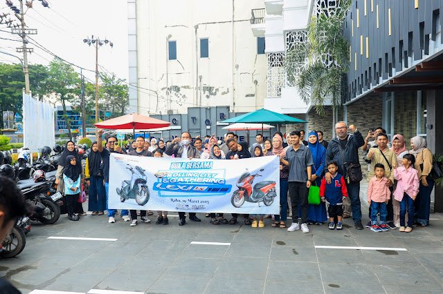 Kegiatan Buka Bersama Rolling City & Gathering Lexi LX 155, Rabu (19/3/2025) lalu di Kota Banjarmasin - Foto Dok Istimewa