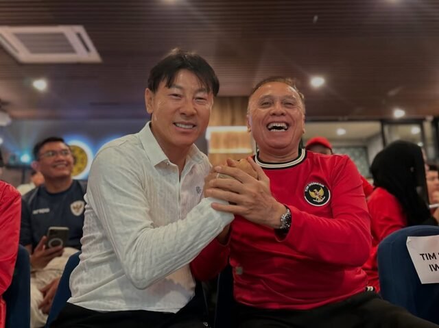 Mantan pelatih Timnas Indonesia, Shin Tae-yong (STY) dan mantan Ketua Umum PSSI, Mochamad Iriawan Timnas Indonesia Vs Bahrain. Foto Dok Instagram mochamadiriawan84