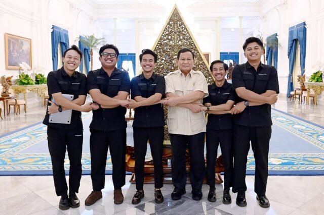 residen RI, Prabowo Subianto, mengapresiasi gerakan sosial Pandawara Group dalam upaya menangani permasalahan sampah di Indonesia.