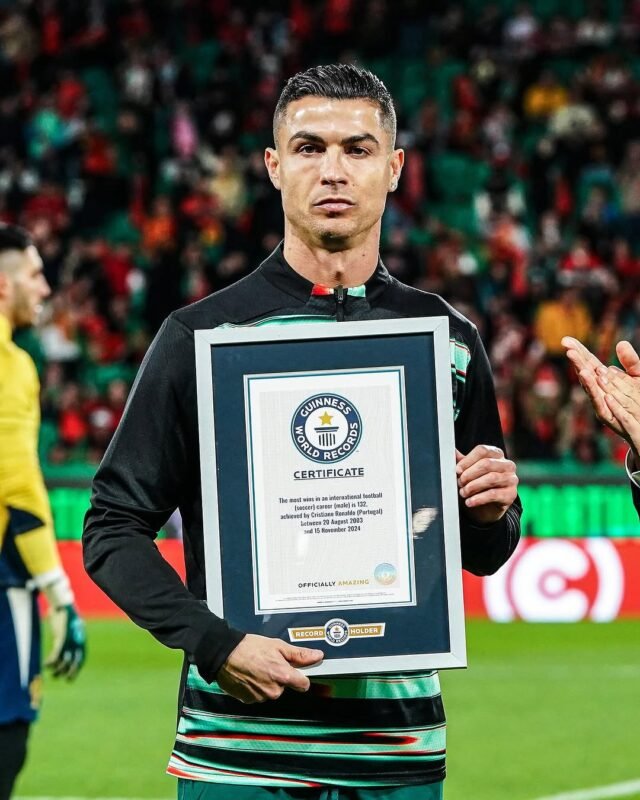 Cristiano Ronaldo Kembali Ukir Sejarah dengan Penghargaan dari Guinness World Records. Foto Dok Instagram 433
