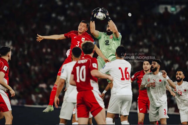 Indonesia Vs Bahrain dalam laga leg kedua Kualifikasi Piala Dunia (WCQ) 2026 Zona Asia di Stadion Utama Gelora Bung Karno (SUGBK), Jakarta, pada Selasa (25/3/2025). Foto Dok Garuda.id
