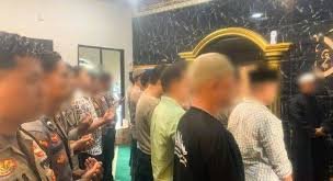 Enam anggota Polres Hulu Sungai Tengah, Kalimantan Selatan, kini menjalani pembinaan setelah positif narkoba. Foto Dok Nett
