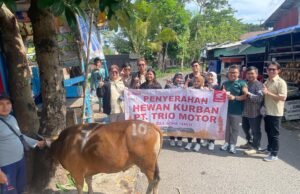 60 Tahun Trio Motor, Kian Erat Bersama Masyarakat Lewat Aksi Kurban