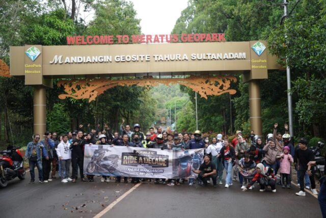 NMAX Experience: Ride A Decade" yang digelar, sabtu (31/5/2025) di Park Tahura Mandiangin Kalsel. Foto Dok Istimewa