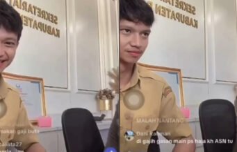 Live TikTok Main PS Saat Jam Kerja di Kantor Pemkab Balangan Dikecam Netizen