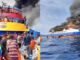 Terbakar di Tengah Laut! Ratusan Penumpang KM Barcelona V Selamatkan Diri dengan Melompat
