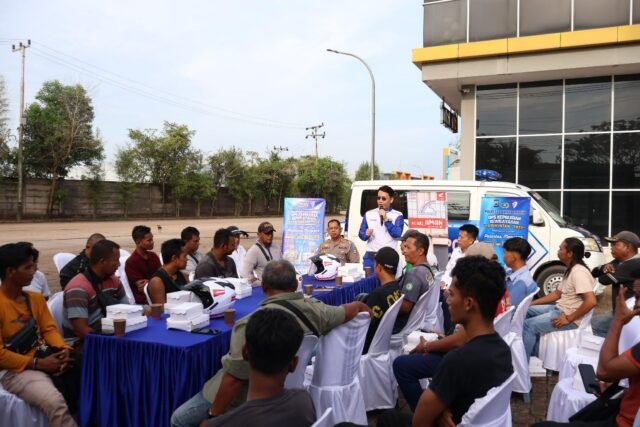 Trio Motor dan Polresta Banjarmasin Wujudkan Pengendara Lebih Disiplin Melalui Edukasi di DPD Organda Kalsel. Foto Dok Ist Trio Motor dan Polresta Banjarmasin Wujudkan Pengendara Lebih Disiplin Melalui Edukasi di DPD Organda Kalsel. Foto Dok Ist
