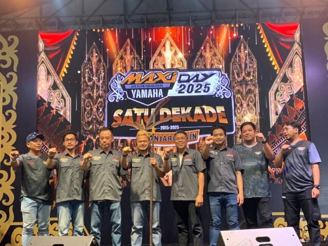 FOTO BERSAMA: Suasana Meriah Ketika Opening Ceremony Yamaha MAXI Day 2025 Satu Dekade digelar. Foto Dok Istimewa FOTO BERSAMA: Suasana Meriah Ketika Opening Ceremony Yamaha MAXI Day 2025 Satu Dekade digelar. Foto Dok Istimewa