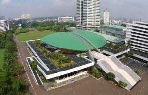 DPR RI Genap 80 Tahun: Begini Sejarah Lahirnya Lembaga Wakil Rakyat Kubah hijau gedung DPR/MPR Senayan, Jakarta Foto: Tri Aljumanto/detik