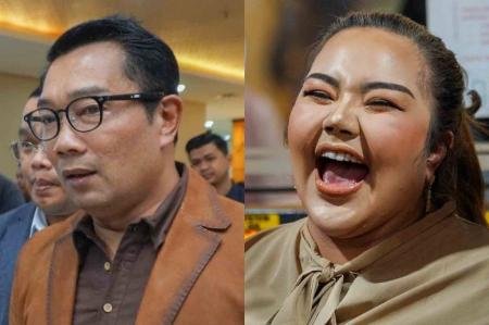 Mantan Gubernur Jawa Barat, Ridwan Kamil, dan Selebgram Lisa Mariana mendatangi gedung Bareskrim Polri, Jakarta, Kamis (7/8/2025). Keduanya hadir untuk pengambilan sampel DNA.Foto Dok Nett Mantan Gubernur Jawa Barat, Ridwan Kamil, dan Selebgram Lisa Mariana mendatangi gedung Bareskrim Polri, Jakarta, Kamis (7/8/2025). Keduanya hadir untuk pengambilan sampel DNA.Foto Dok Nett