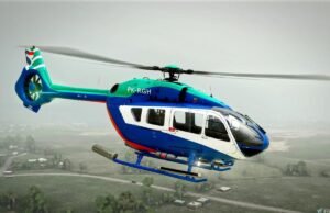 Helikopter PK-RGH Hilang Kontak di Tanah Bumbu, Basarnas Kerahkan Tim SAR Helikopter dengan kode penerbangan PK-RGH dilaporkan hilang kontak dalam penerbangan dari Kabupaten Kotabaru, Kalsel dengan tujuan Palangkaraya, Kalteng, Senin (1/9/2015).(Dok. Flightsim.to)