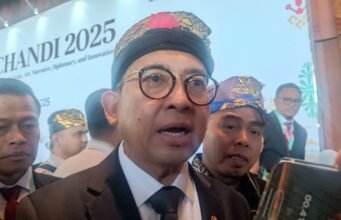 Fadli Zon Tetapkan 27 September sebagai Hari Komedi Nasional, Bertepatan Ulang Tahun Bing Slamet Menteri Kebudayaan Fadli Zon saat mengahadiri acara Chandi di Hotel Meru, Sanur, Kota Denpasar, Bali, pada Rabu (3/8/2025). KOMPAS.com/ Yohanes Valdi Seriang Ginta(Yohanes Valdi Seriang Ginta)