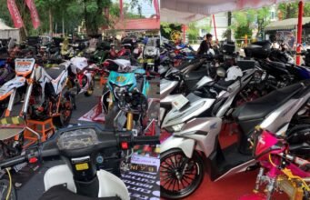 Honda Modif Contest 2025 Banjarbaru: Ratusan Modifikator Adu Kreativitas 141 Motor Adu Kreativitas di HMC 2025 Banjarbaru, Siap Wakili Trio Motor Melaju ke Tingkat Nasional, Minggu (7/9/2025). Foto Dok Istimewa
