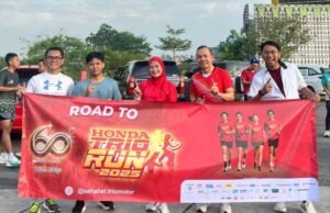Honda Trio Run 2025 Meriahkan 60 Tahun PT Trio Motor Satu Hati, Satu Langkah: Honda Trio Run 2025 Warnai Perayaan 60 Tahun Trio Motor. Foto Dok Trio Motor