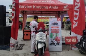 PT Trio Motor Hadirkan Layanan Service Kunjung di Kurun, Gunung Mas Dekatkan Diri ke Konsumen, Trio Motor Kurun Gelar Service Kunjung. Foto Dok Trio Motor
