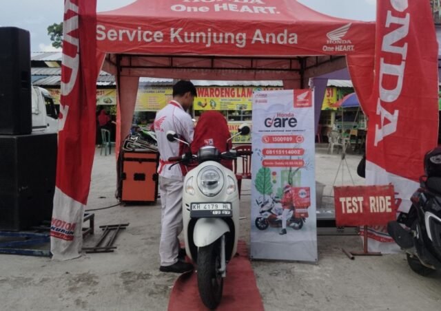 Dekatkan Diri ke Konsumen, Trio Motor Kurun Gelar Service Kunjung. Foto Dok Trio Motor