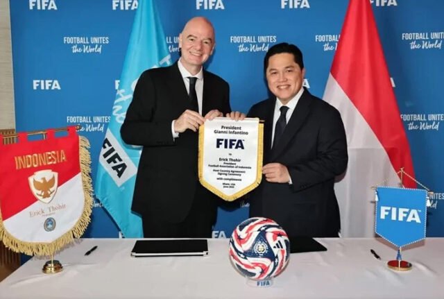 FIFA Restui Erick Thohir Rangkap Jabatan Menpora Sekaligus Ketua Umum PSSI