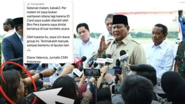 Heboh! Dewan Pers Desak Istana Pulihkan ID Card Reporter CNN Indonesia yang Dicabut