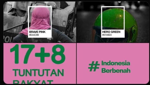 Ramai-Ramai Pasang Foto Profil Brave Pink dan Hero Green di Medsos