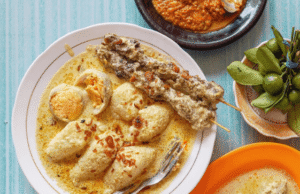 Ketupat Kandangan dan Tradisi Mengumbal, Kuliner Hulu Sungai Selatan yang Mendunia Ketupat Kandangan di Kandangan. Foto Dok Istimewa