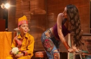 Dari Pacu Jalur ke Bollywood: Rayyan Arkan Dikha Si “Togak Luan” Tampil di Video Musik India “Aura Farming” Foto: Keakraban Dikha "Aura Farming" dan Zahra S Khan dalam set video klip Aura Farming. (Instagram Zahra S Khan)