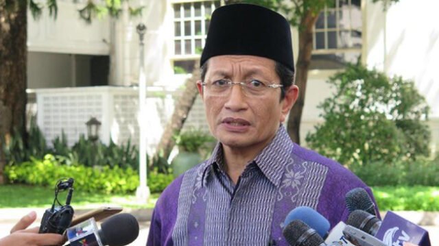 Menteri Agama Nasaruddin Umar merespons geger aksi Gus Elham ciumi anak perempuan. CNN Indonesia/Christie Stefanie