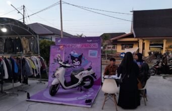 Honda Scoopy Kuromi Jadi Pusat Perhatian di Pameran Kreatif PT Trio Motor