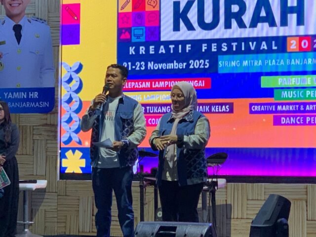 Wali Kota Banjarmasin, H. M. Yamin HR, Hidupkan Semangat Ekonomi Kreatif Lewat Cangkurah Kreatif Festival 2025. Foto Dok Istimewa