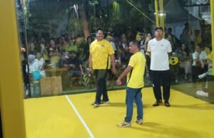 Bahlil Lahadalia Resmikan Yellow Racquet Club di Kantor Golkar, Ajak Masyarakat Main Padel “Asal Masuk Golkar” Golkar Buka Lapangan Padel untuk Umum. (BeritaNasional/Bachtiar)