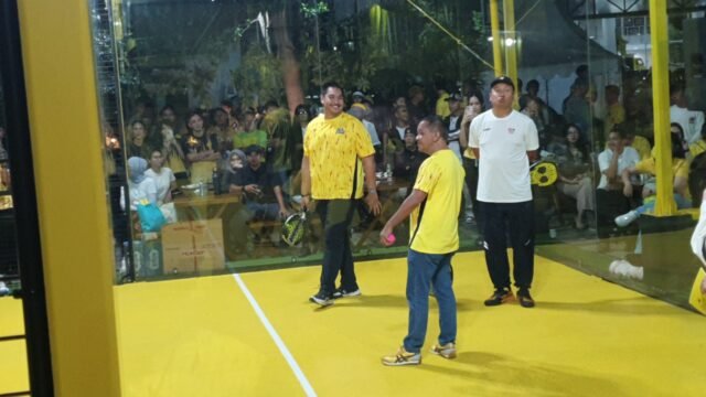 Golkar Buka Lapangan Padel untuk Umum. (BeritaNasional/Bachtiar) Golkar Buka Lapangan Padel untuk Umum. (BeritaNasional/Bachtiar)