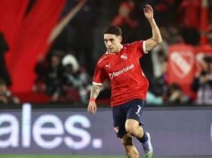 Resmi! Gol Salto Spektakuler Santiago Montiel Raih FIFA Puskas Award 2025 Pemain Independiente, Santiago Montiel. (Pagni/AFP)