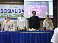Banjarmasin Barat Gelar Sosialisasi Penanganan Sampah 2025, Wawali: “Ini Fase Krusial, Harus Bergerak Bareng!” Wakil Wali Kota Banjarmasin Hj. Ananda Sosialisasi Penanganan Sampah Tahun 2025. Foto Dok Istimewa