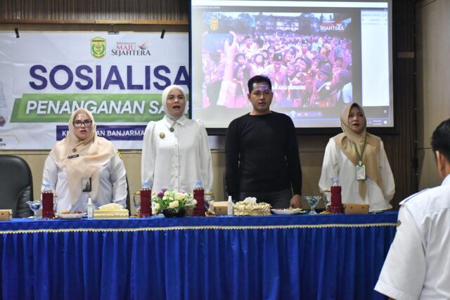 Wakil Wali Kota Banjarmasin Hj. Ananda Sosialisasi Penanganan Sampah Tahun 2025. Foto Dok Istimewa