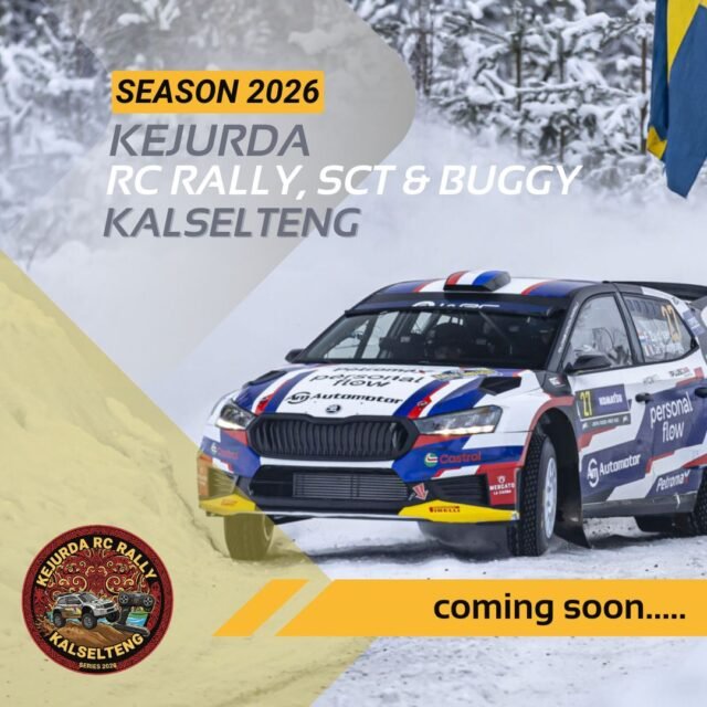 Kejurda RC Rally Kalselteng 2026 Segera Digelar.