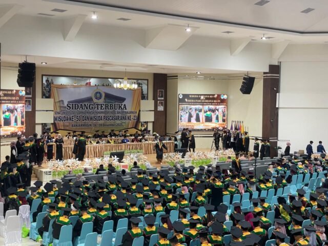 UNISKA Banjarmasin Gelar Wisuda ke-50, Kukuhkan 3.254 Lulusan. Foto Dok Istimewa