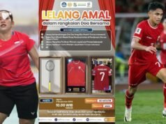 Atlet Indonesia Lelang Barang Bersejarah untuk Korban Bencana Sumatra: Solidaritas yang Lebih Besar dari Sekadar Olahraga Jersey Marselino Ferdinand Sampai Raket Leani Ratri Ikut Dilelang. (Sumber: Instagram/@official_unesa)